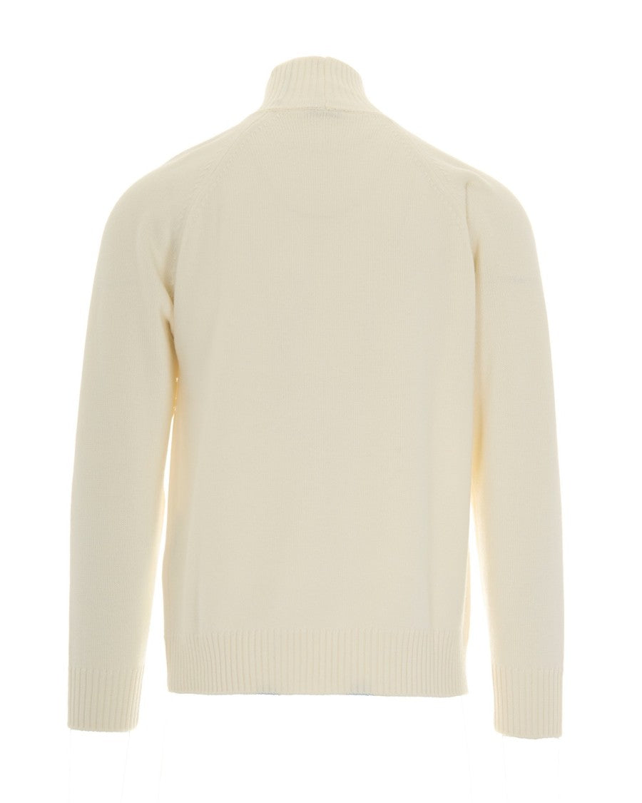 Paolo Pecora High Neck Sweater - Cream