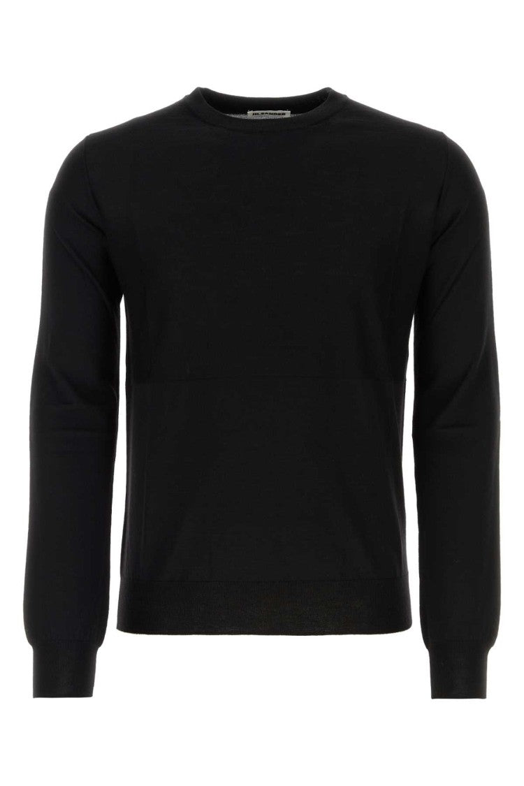 Jil Sander Black Wool Sweater