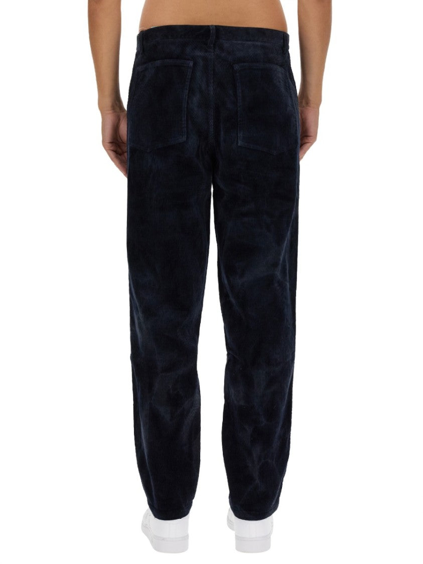 Comme Des Garçons Black Velvet Pants