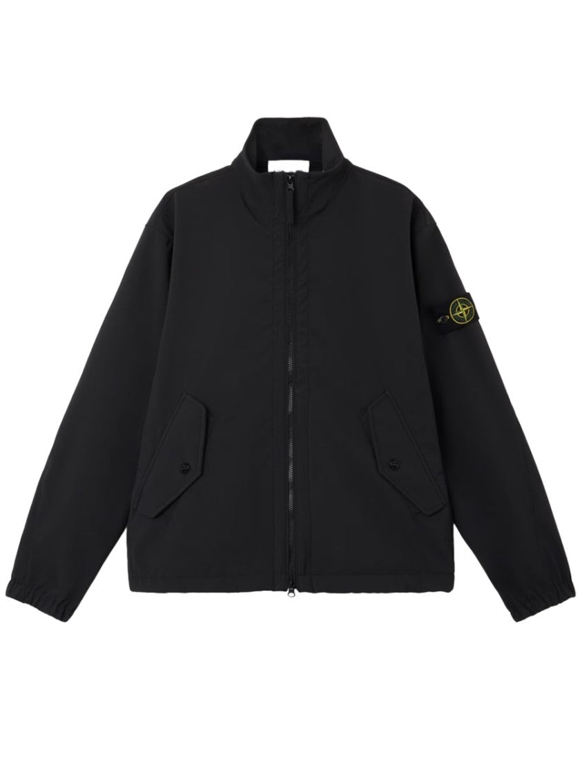 Stone Island Stiff Collar Elastic Cuffs Polyamide Jacket