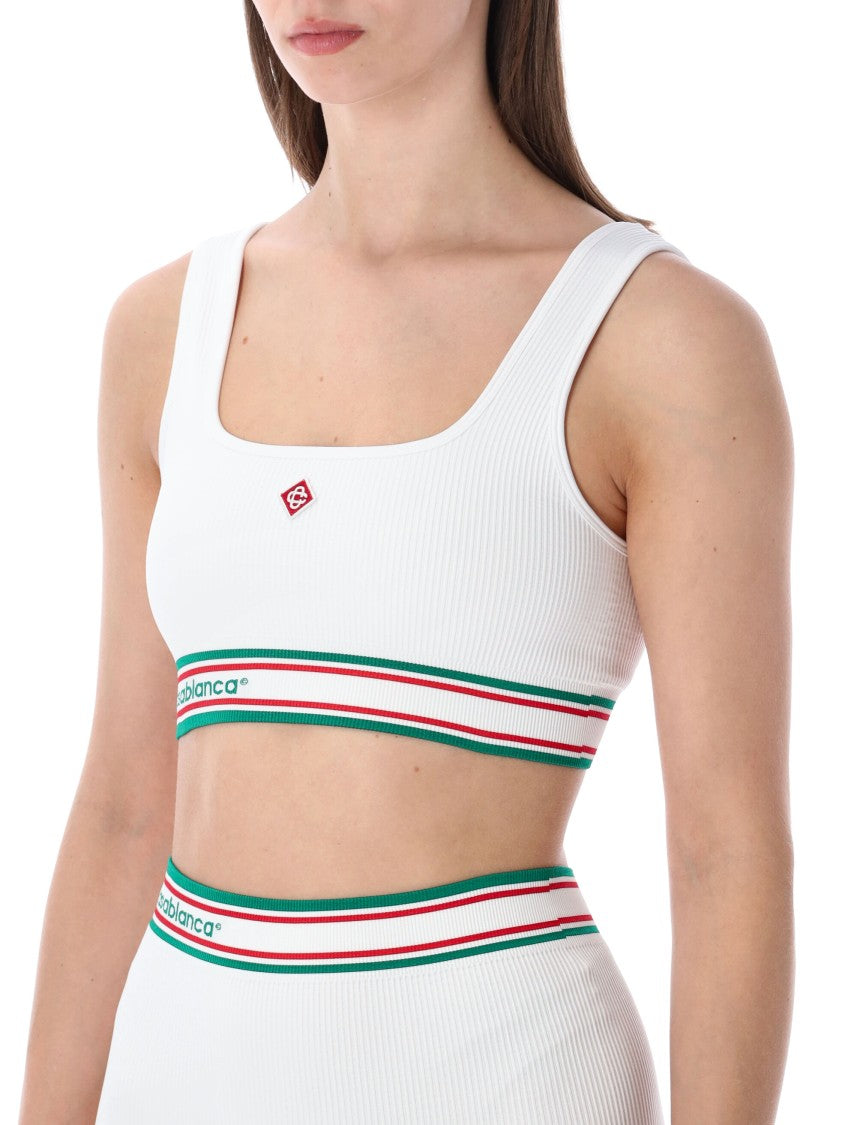 Casablanca Seamless Tennis Bralette