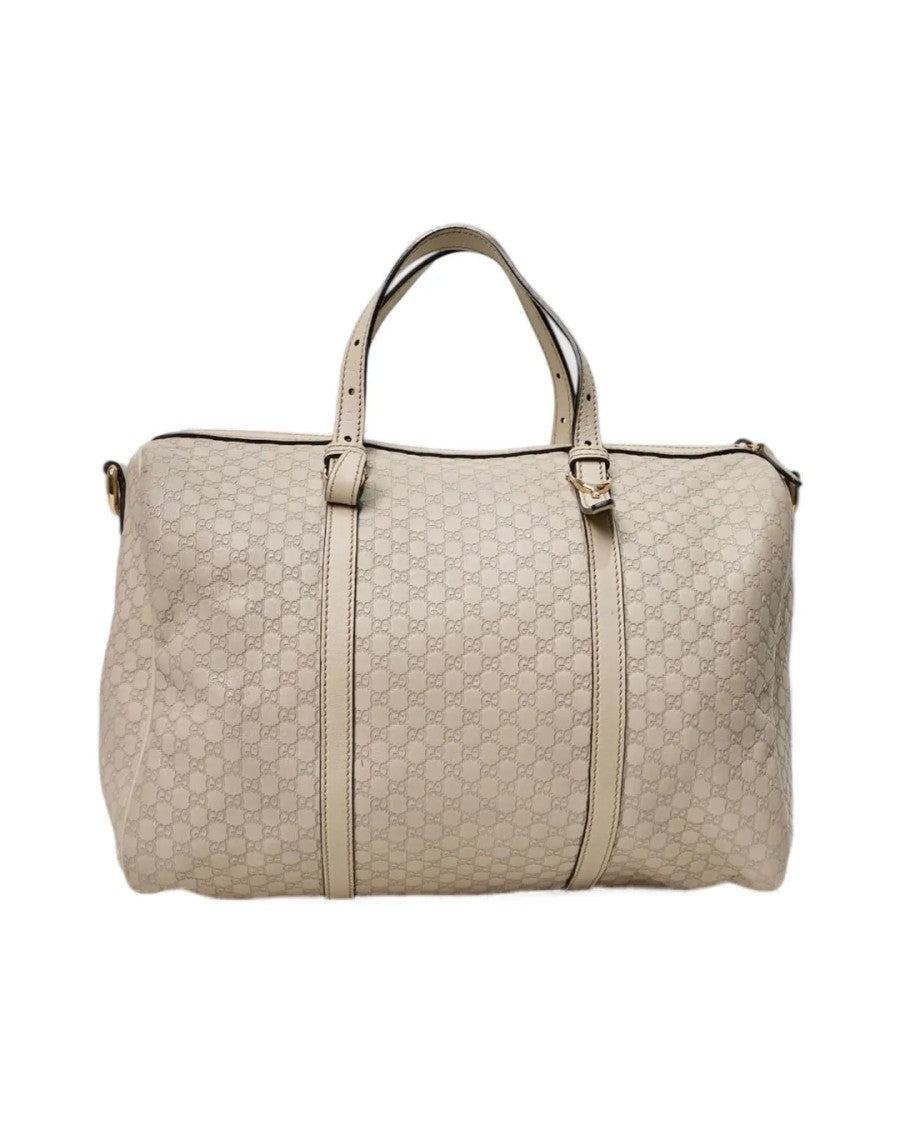 Gucci Medium Boston Micro Sssima White