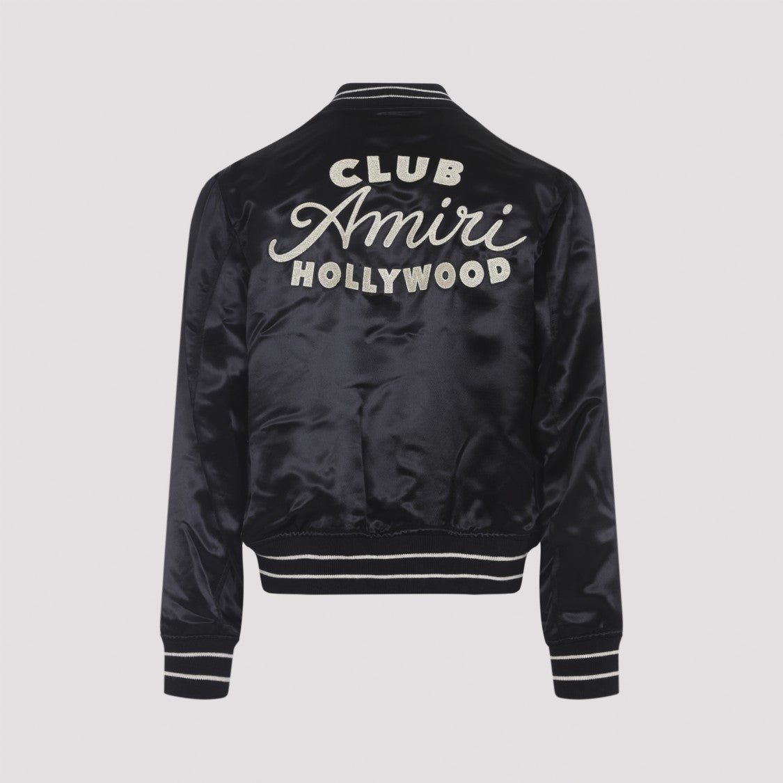 Amiri Club Bomber Black Viscose Jacket