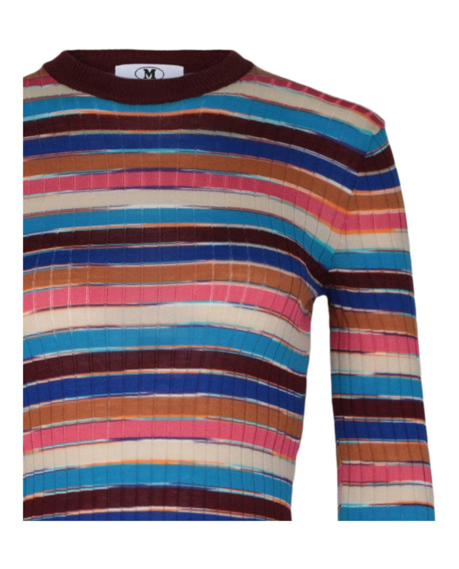 M Missoni Striped Bodycon Mini Dress