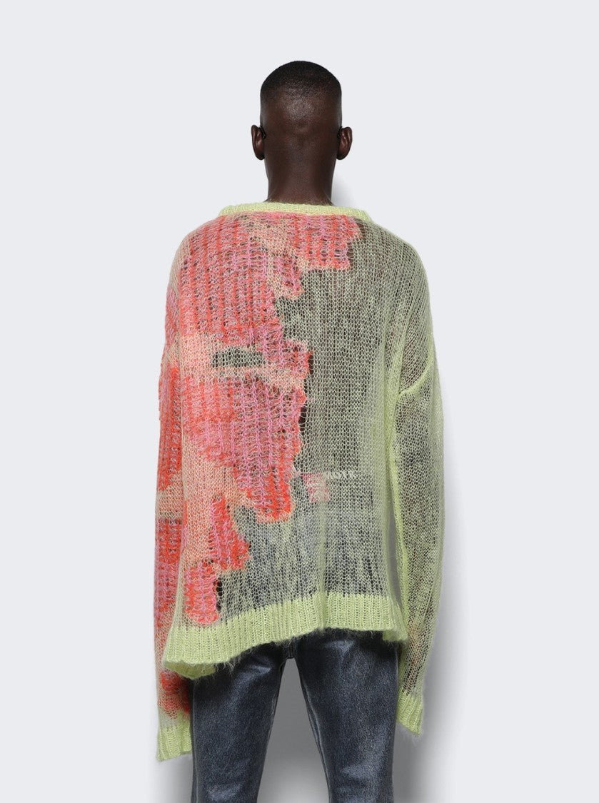 Members Of The Rage Open Knit Sweater