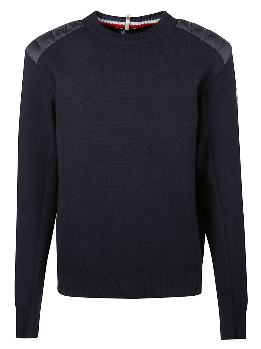 Moncler Grenoble Tricot Padded Virgin Wool Sweater
