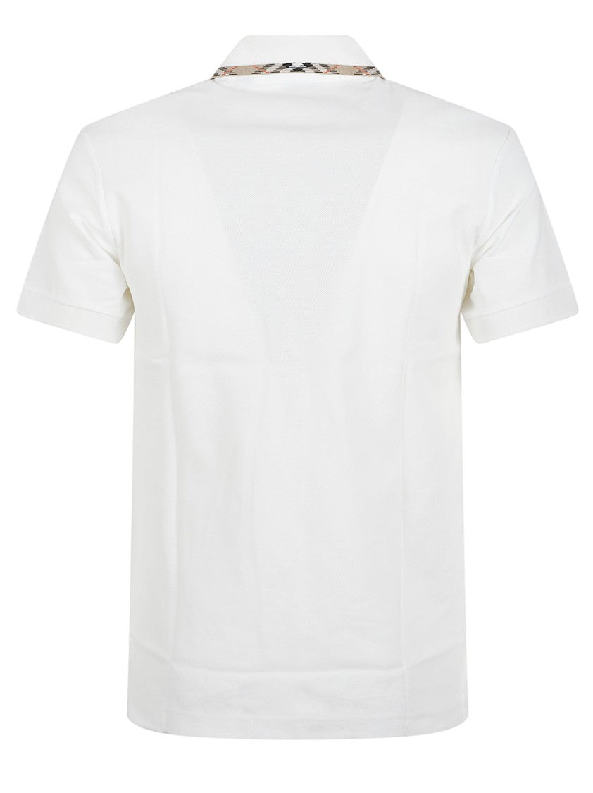 Burberry Short-Sleeve Polo Shirt With Embroidered Logo