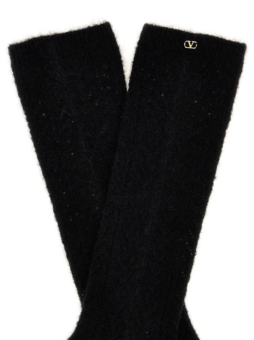 Valentino Garavani Knee-High Mohair Socks