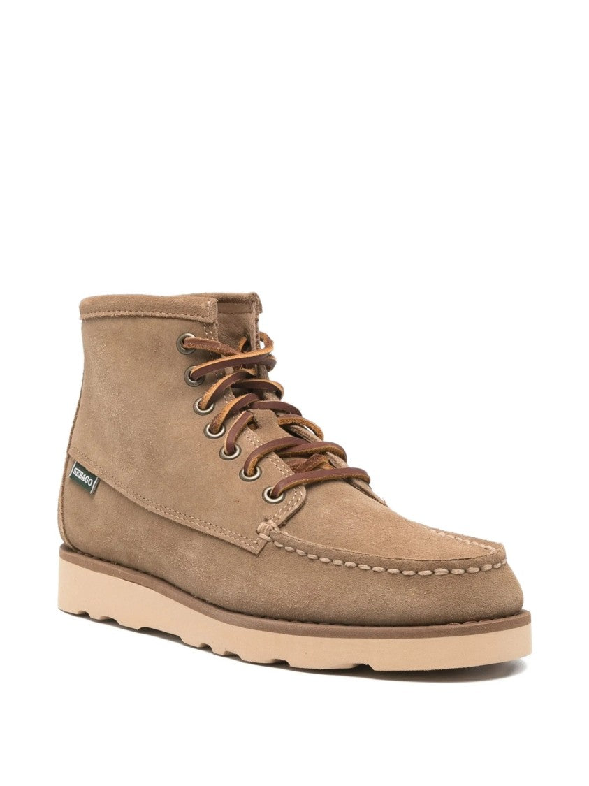Sebago Brown Tala Mid Suede Ankle Boots