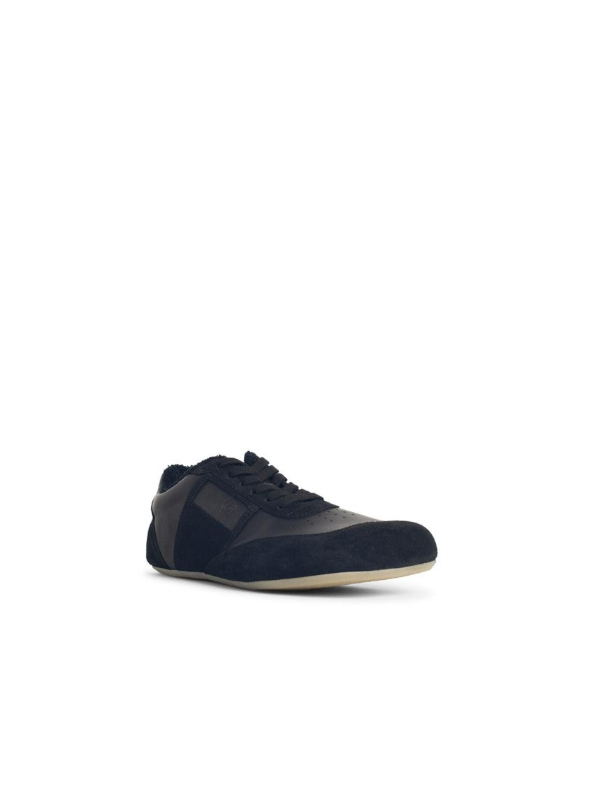 Mm6 By Maison Margiela Anatomic' Black Leather Sneakers