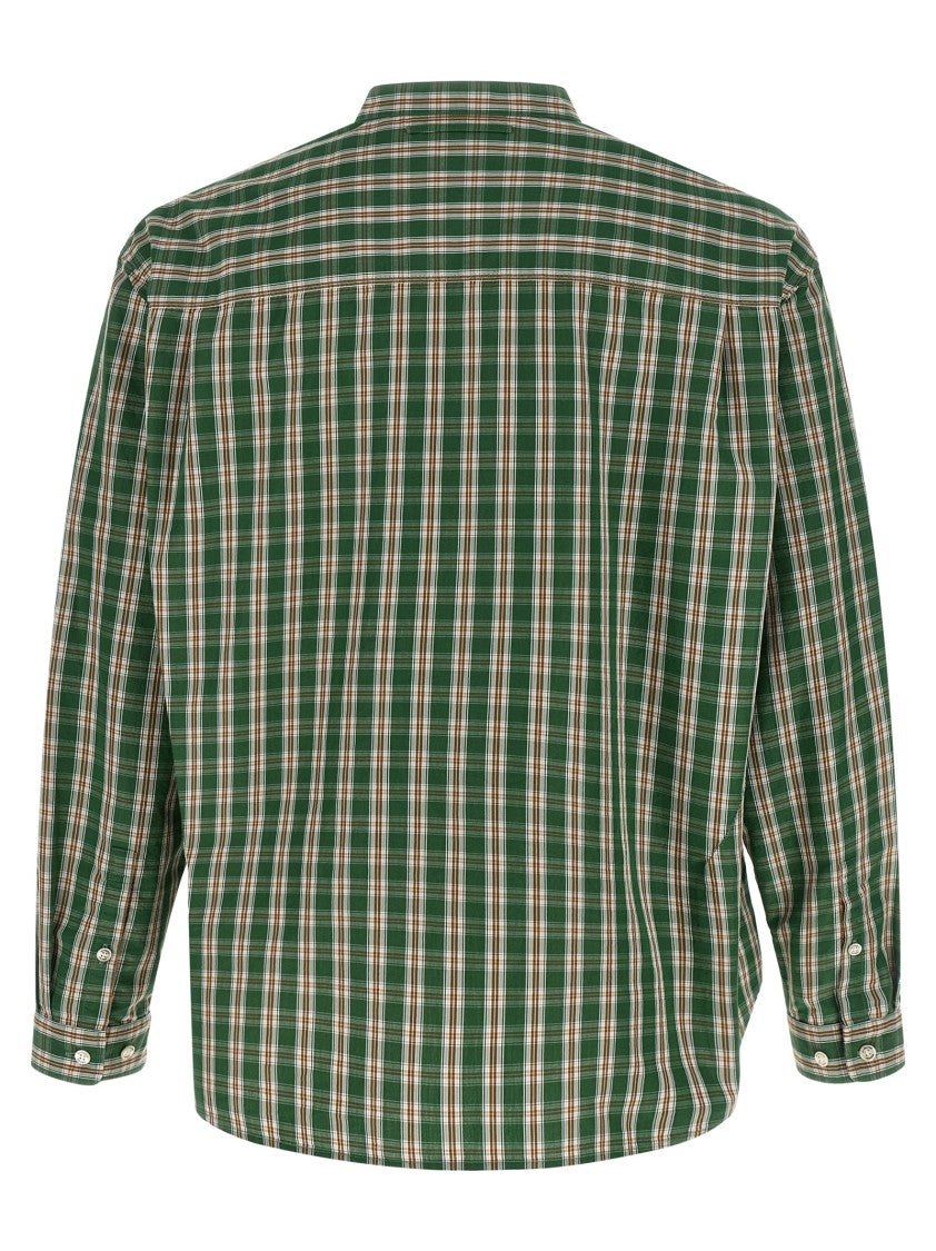 Undercover Tangzhuang-Inspired Cotton Shirt With Asymmetrical Hem