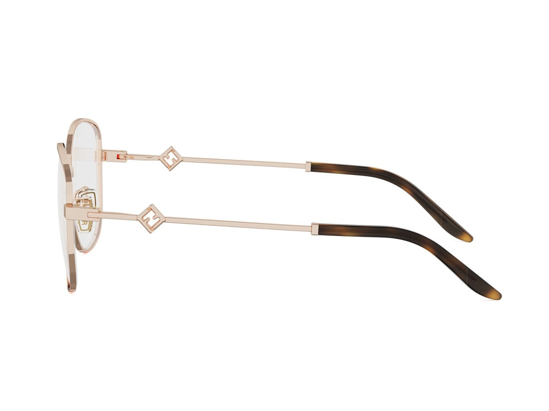 Fendi Fe50151u Soft Square Metal Sunglasses