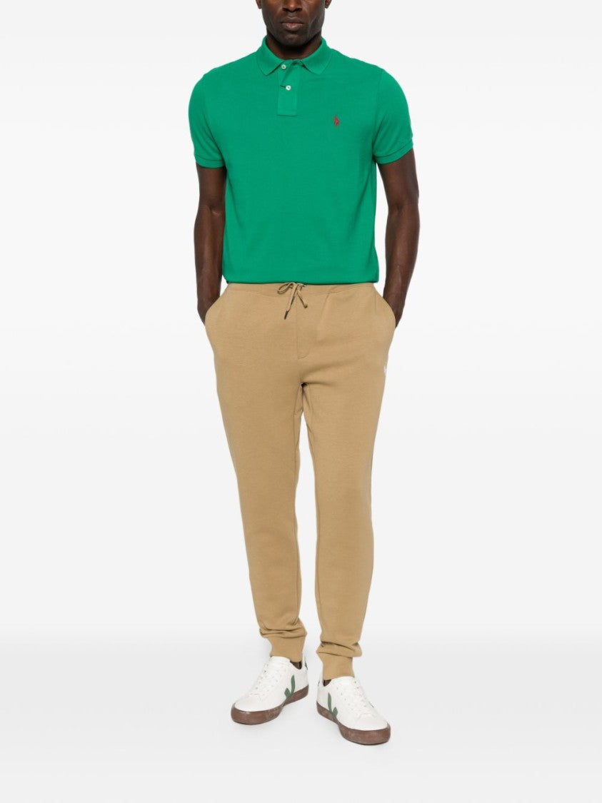 Polo Ralph Lauren Green Solid Embroidered Polo Shirt