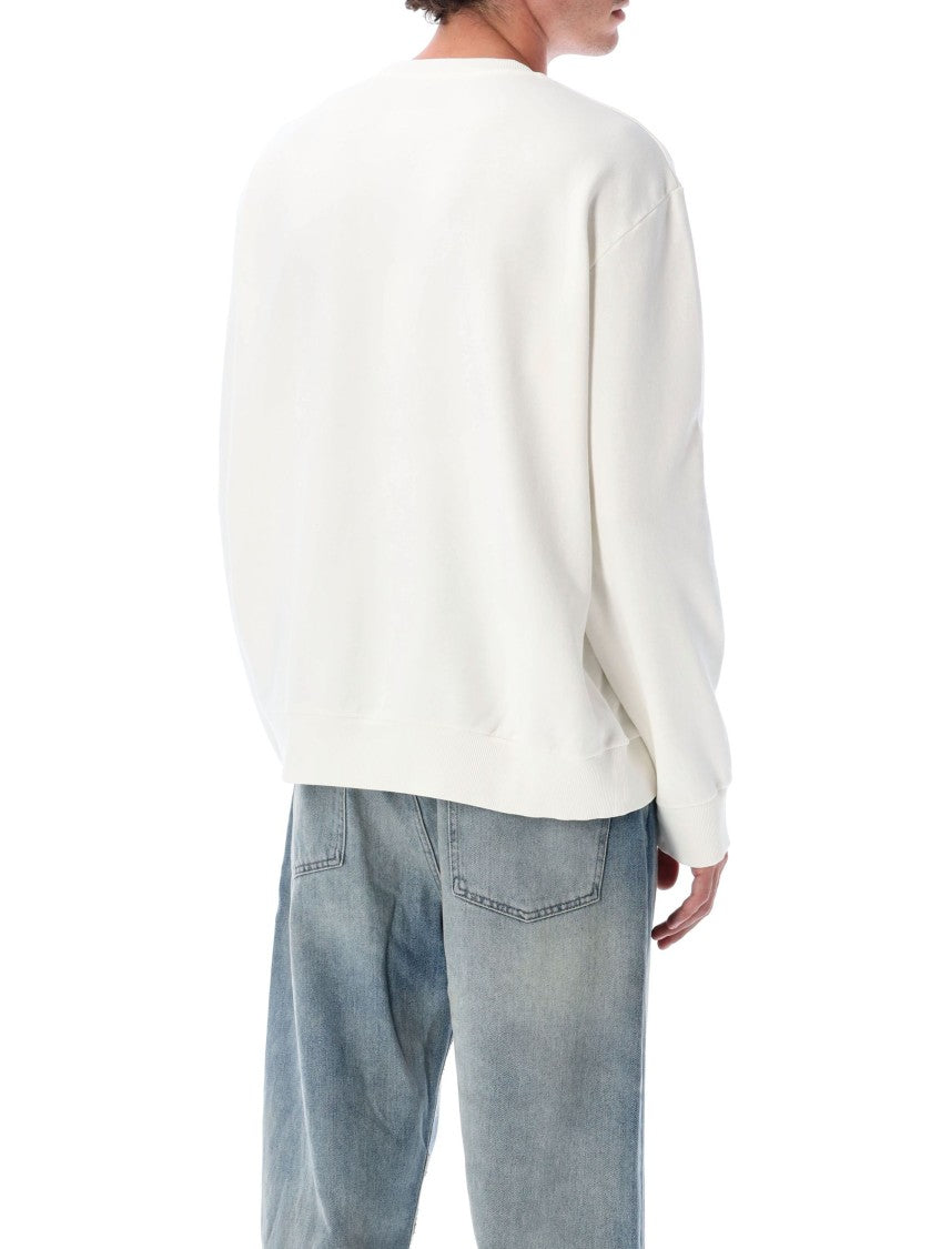 Mm6 By Maison Margiela Tape Logo Crewneck Sweatshirt