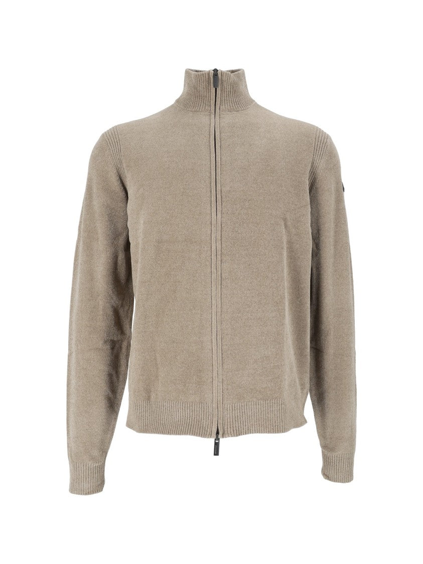 Rrd Plush Velvet Full-Zip Knit Sweater