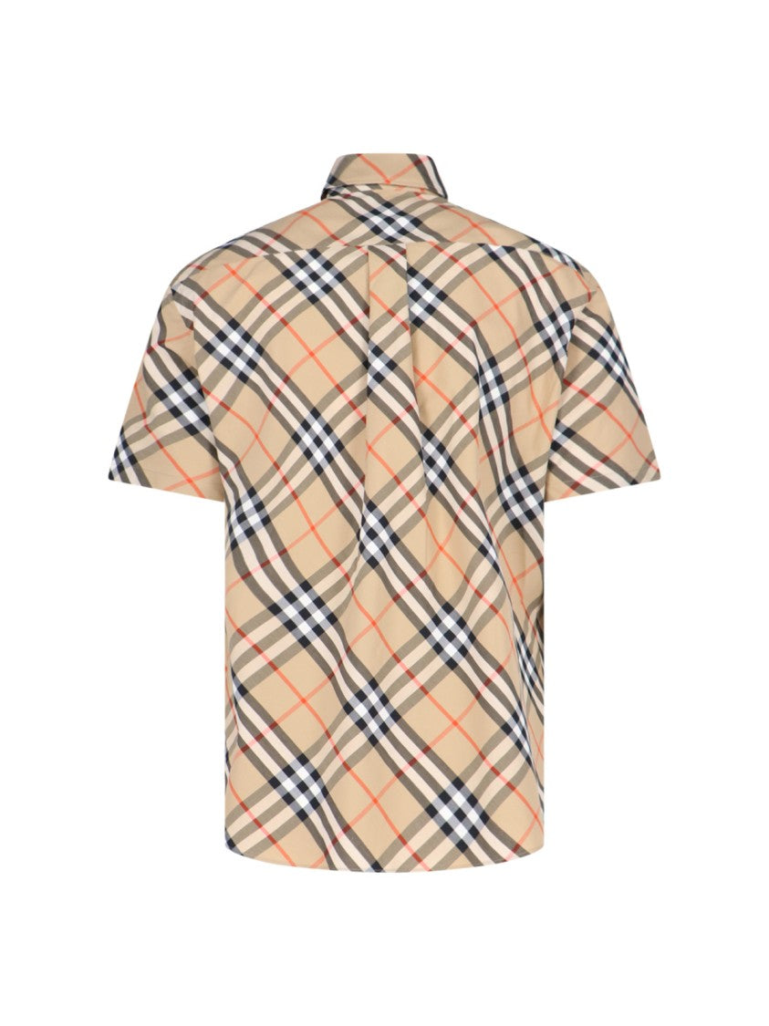 Burberry "Check" Shirt – Beige