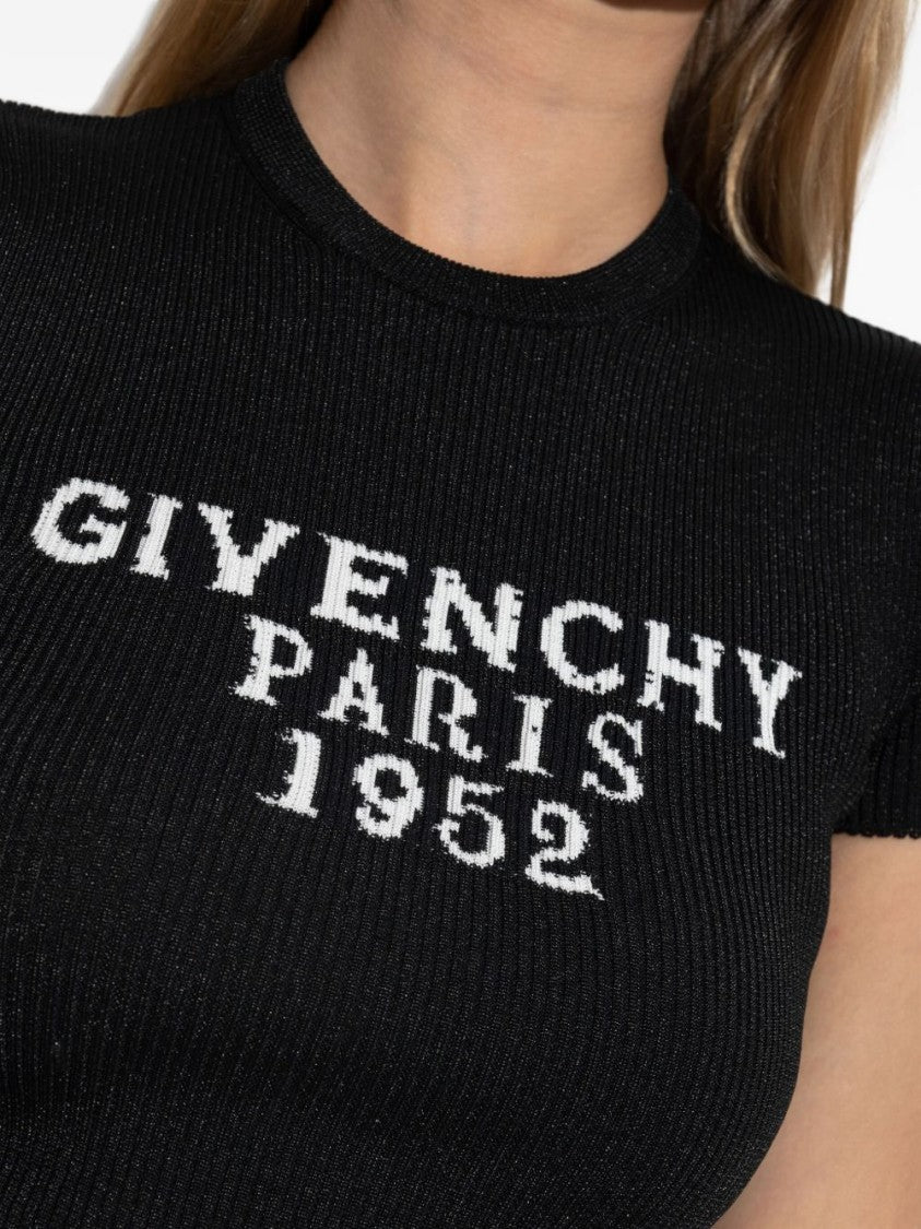 Givenchy Fitted Ribbed Crop Top