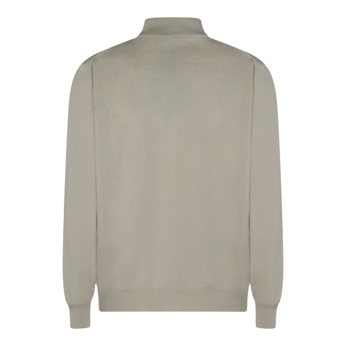 Kiton Zip-Up Sweater With High Ribbed Collar