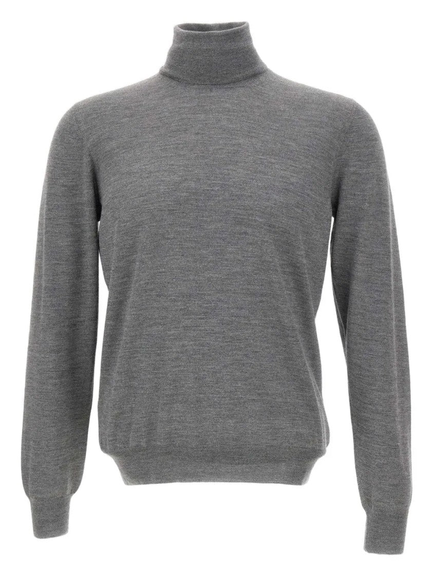 Gran Sasso Turtleneck Ribbed Sweater