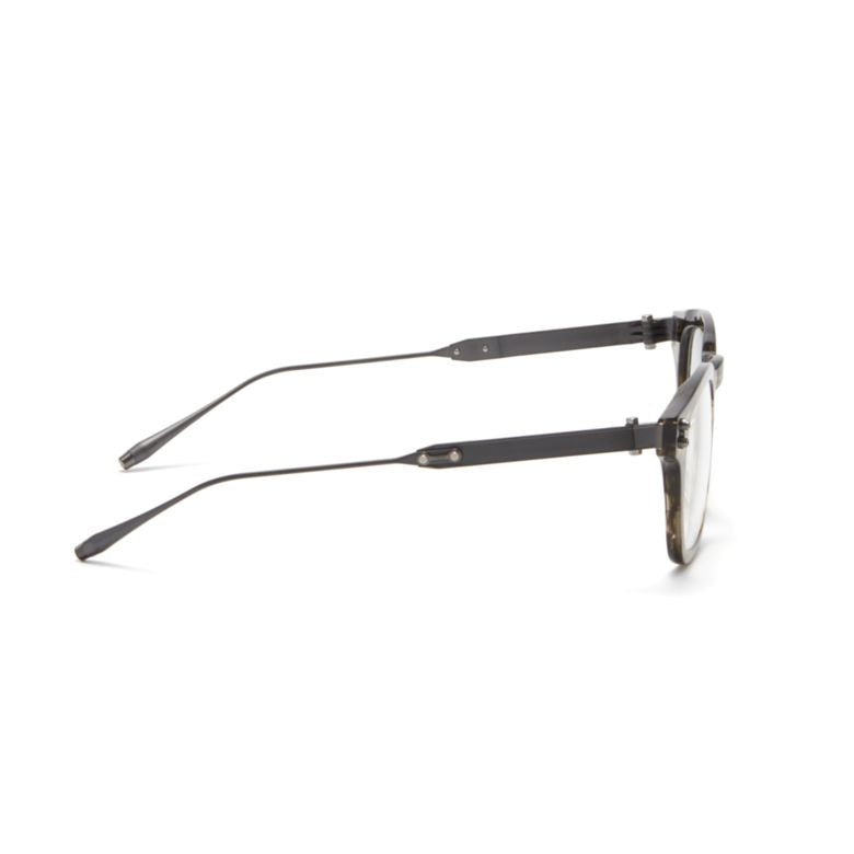 Akoni Wise Rectangular Tortoiseshell Optical Glasses With Metallic Temples