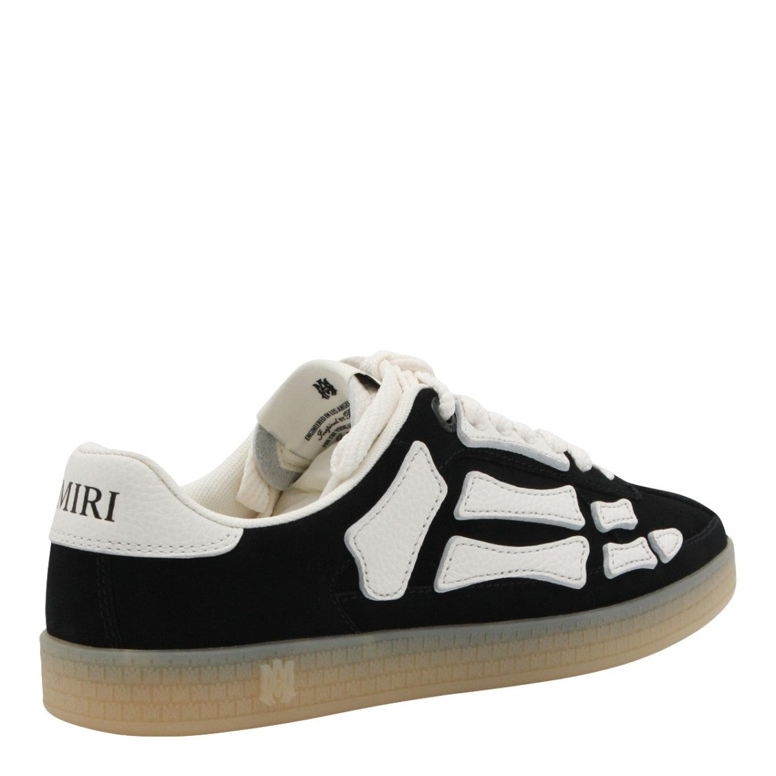 Amiri Black Sneakers With Bone-Shaped Overlays