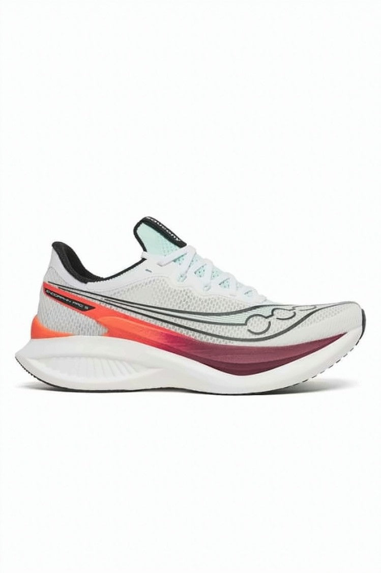 Saucony Aerodynamic Sneakers With Gradient Accents And Curved Sole