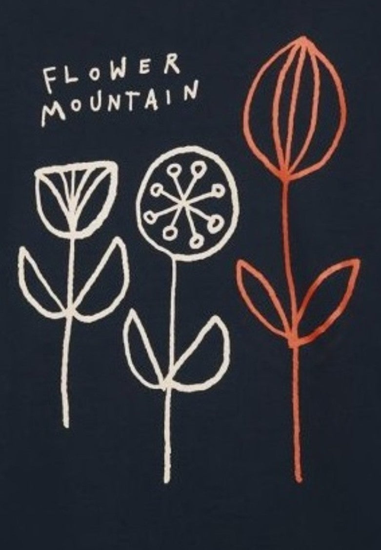 Flower Mountain Bakin-One Unisex Sweatshirt With Artistic Floral Embroidery