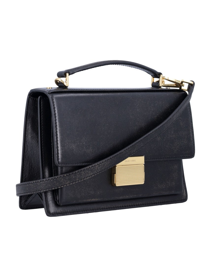 Golden Goose Venezia Structured Black Handbag