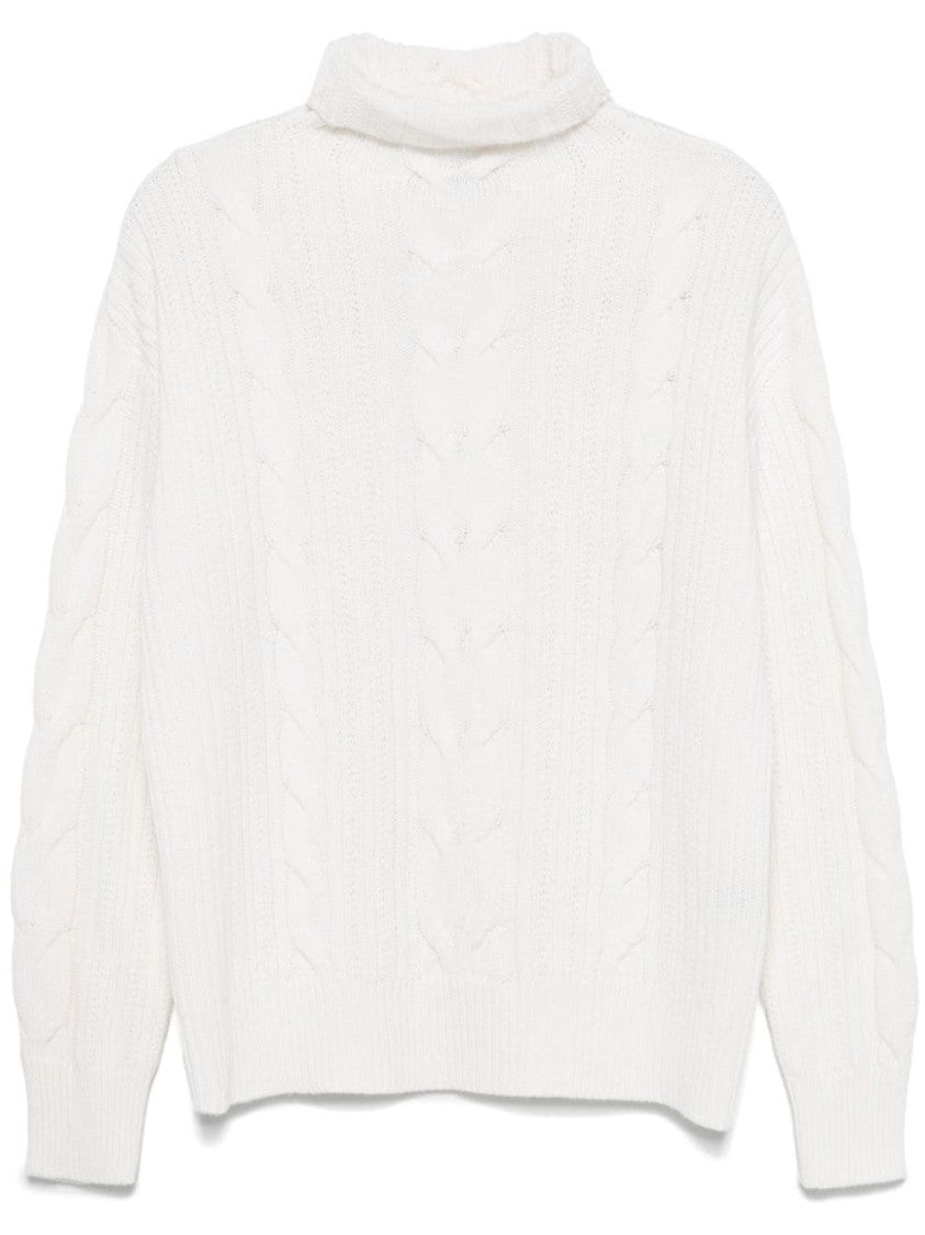 Lorena Antoniazzi Cable-Knit Turtleneck Sweater