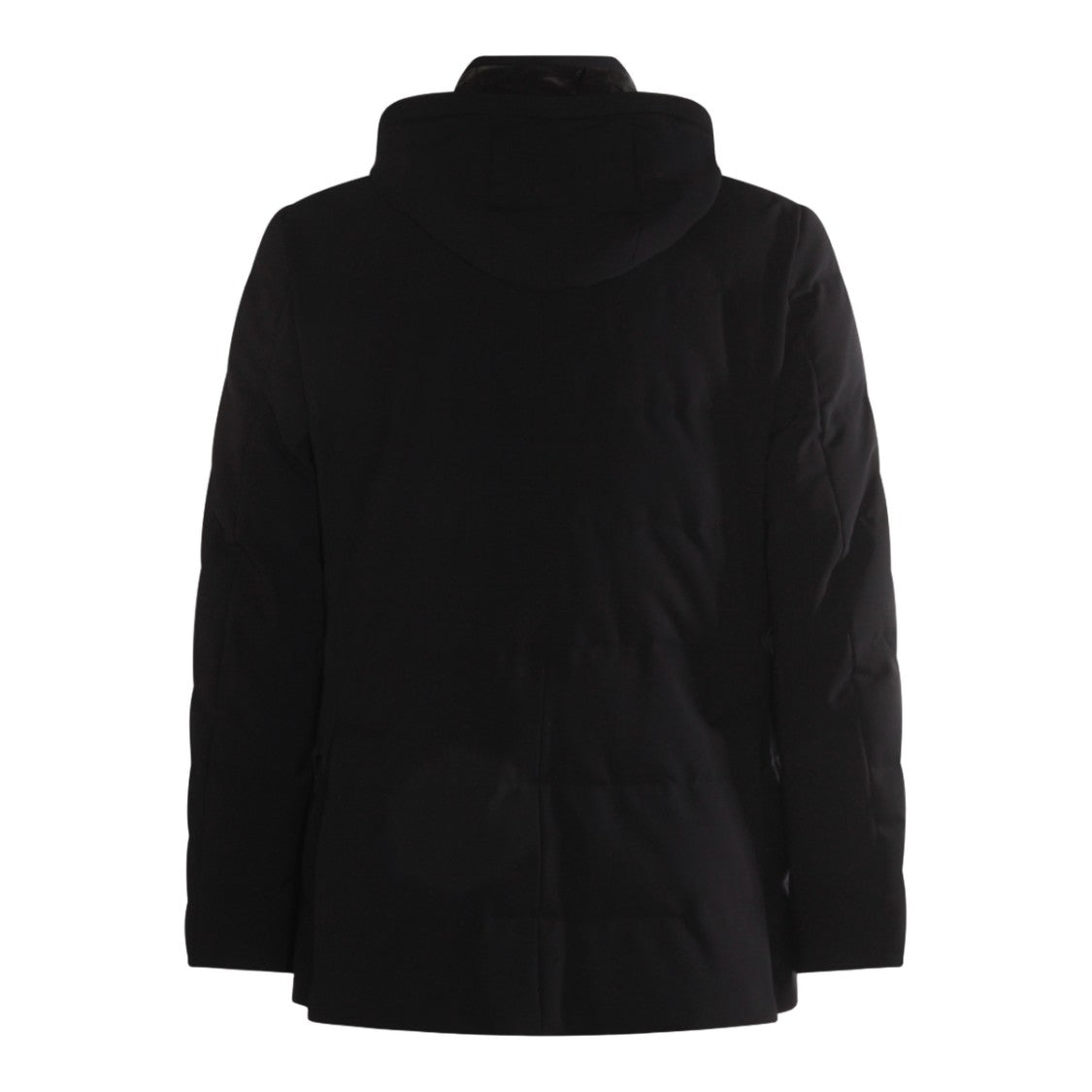 Montecore Quilted Blue Coat With High Collar