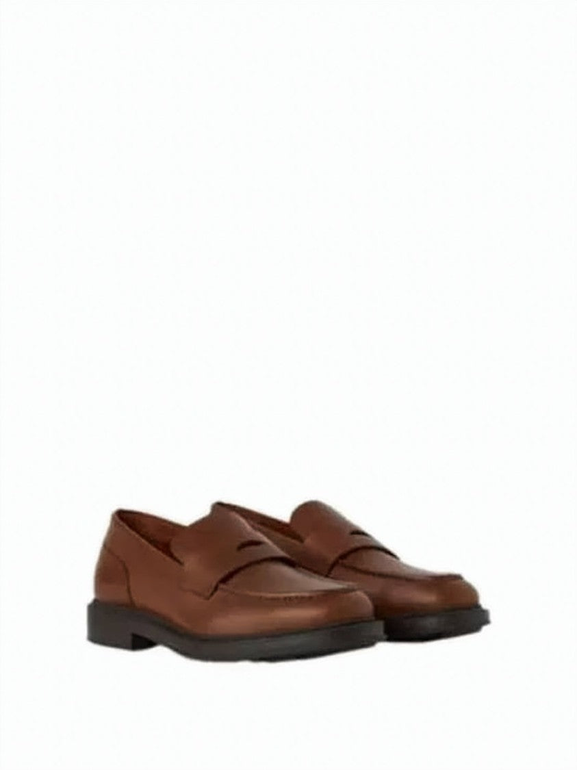 Loro Piana Smooth Calf Leather Loafers With Refined Silhouette