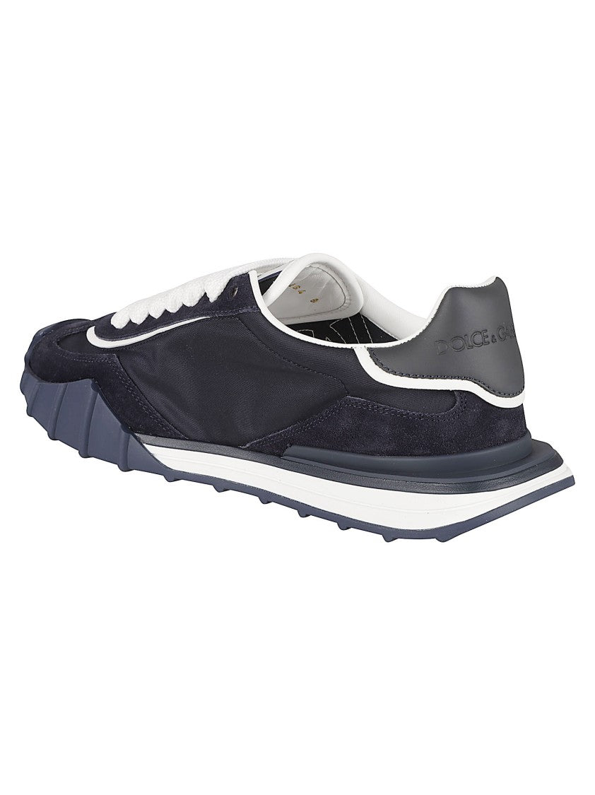 Dolce & Gabbana Low-Top Sneakers With Sculpted Sole And Contrasting Heel Patch