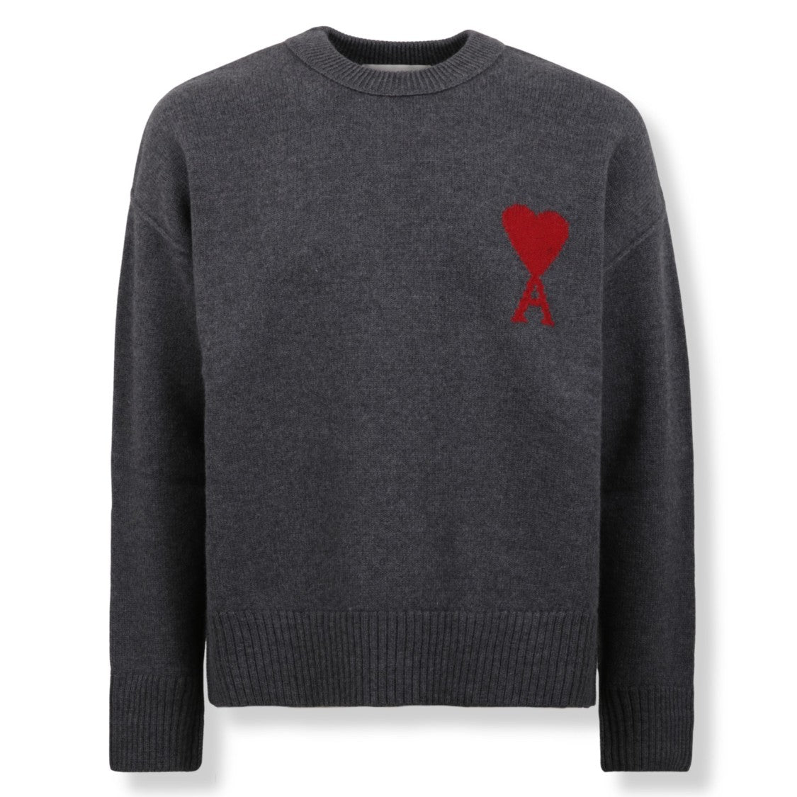Ami Crewneck Wool Sweater