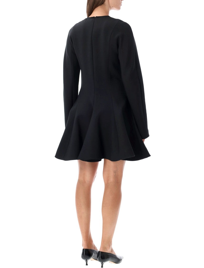 Stella Mccartney Sculptural Tailored Mini Dress With Peplum Hem