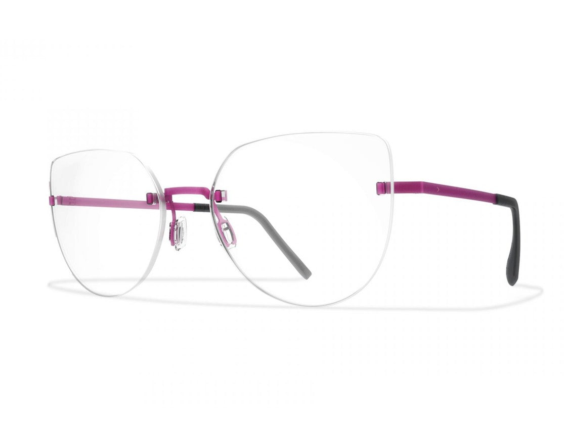 Blackfin Magenta Bf941 Titanium Rimless Sunglasses