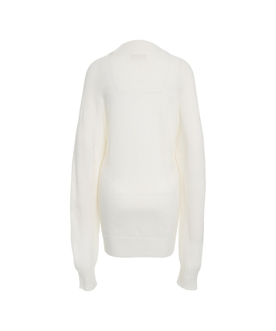 Atomo Factory Oversized High-Neck Sweater With Ribbed Details