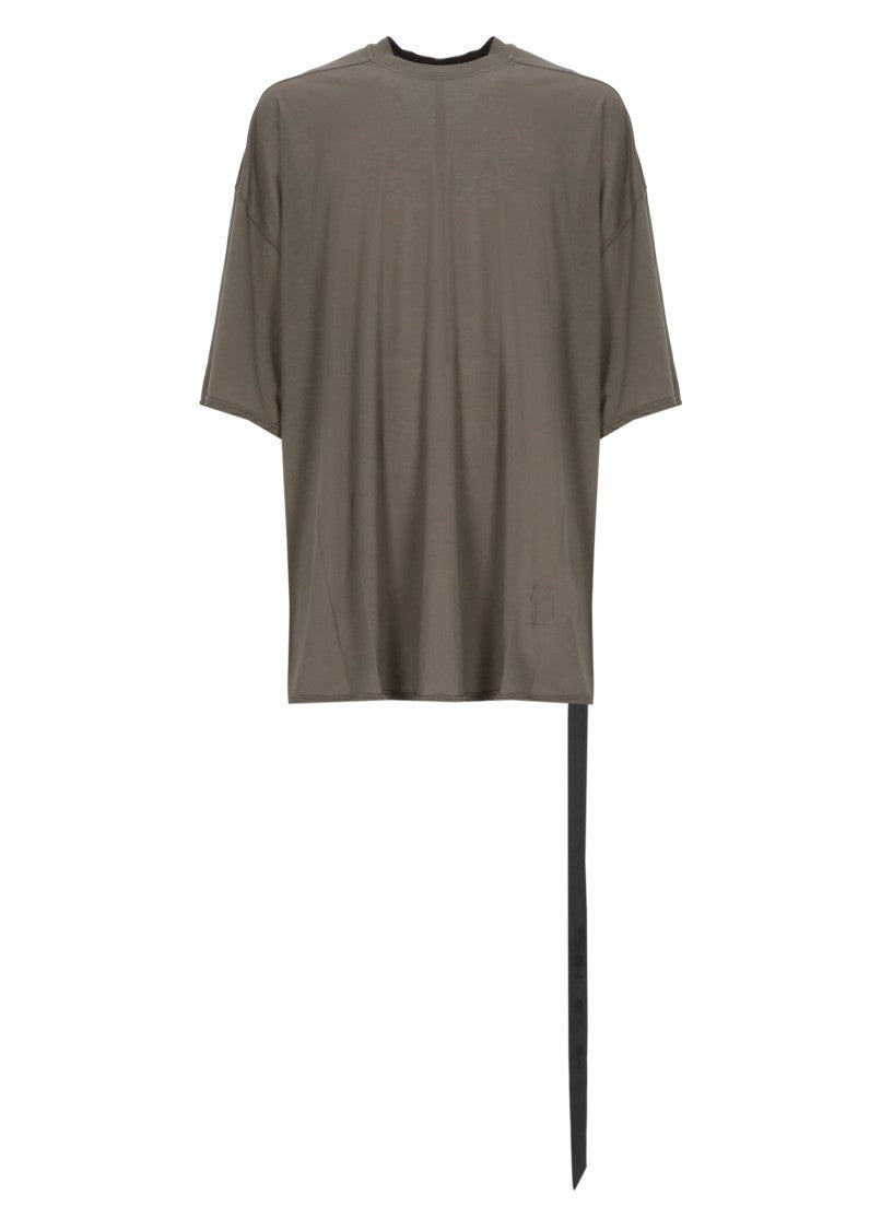 Drkshdw By Rick Owens Green Tommy Cotton T-Shirt