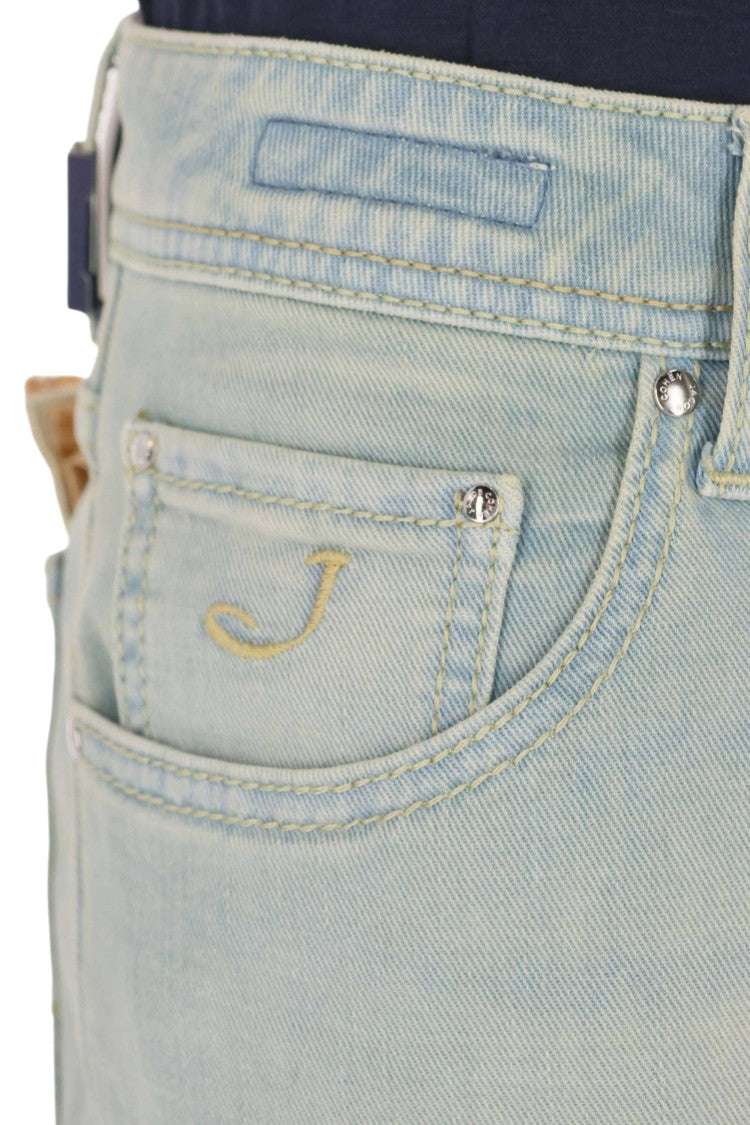 Jacob Cohen Nick Slim Fit Sandblasted Jeans