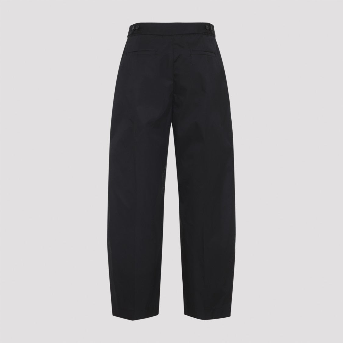Alaïa Refined Black Merino Wool Tailored Pants
