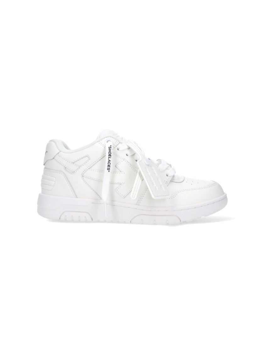 Off-White White Leather Out Of Office Sneakers