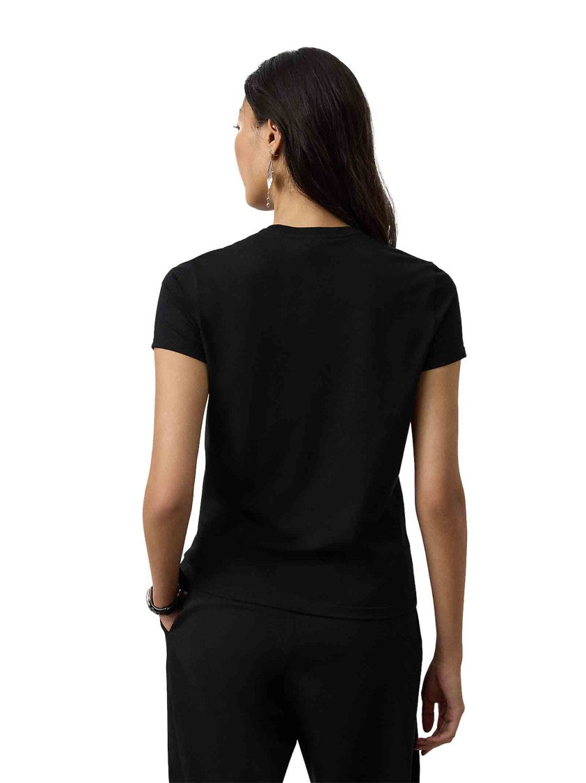 Polo Ralph Lauren Classic Black Cotton Jersey T-Shirt