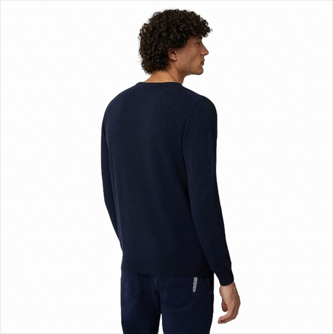 Harmont & Blaine Cashmere Blend Pullover With Stylish Stripes And Iconic Logo