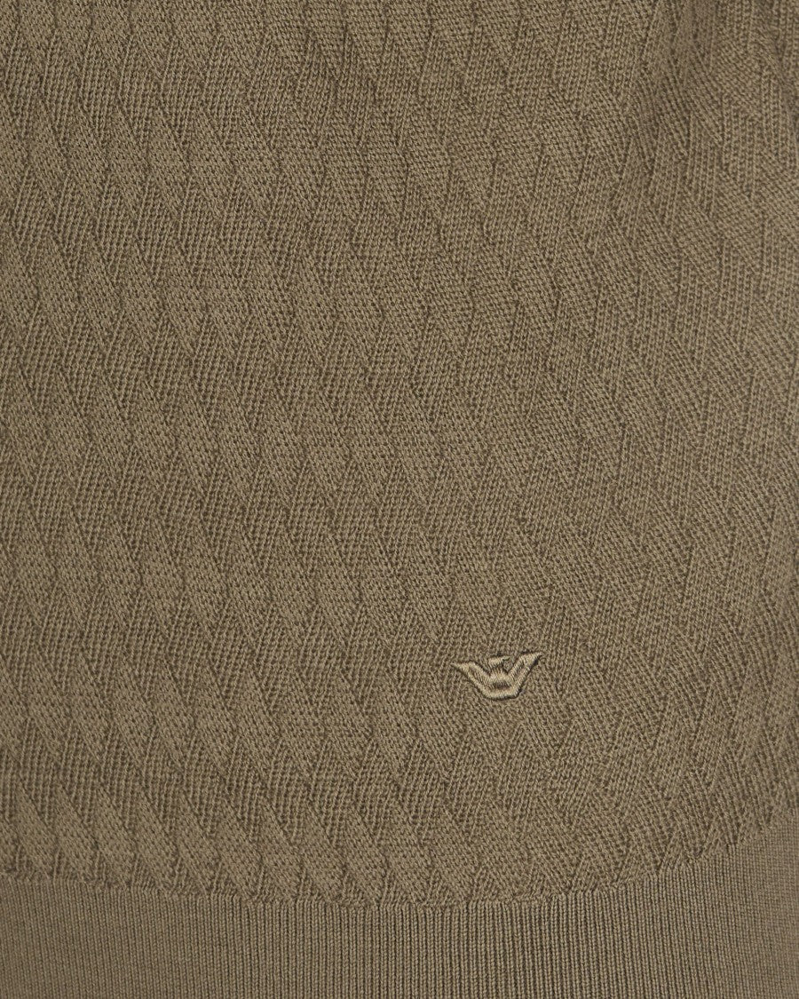 Emporio Armani Virgin Wool Sweater – Brown