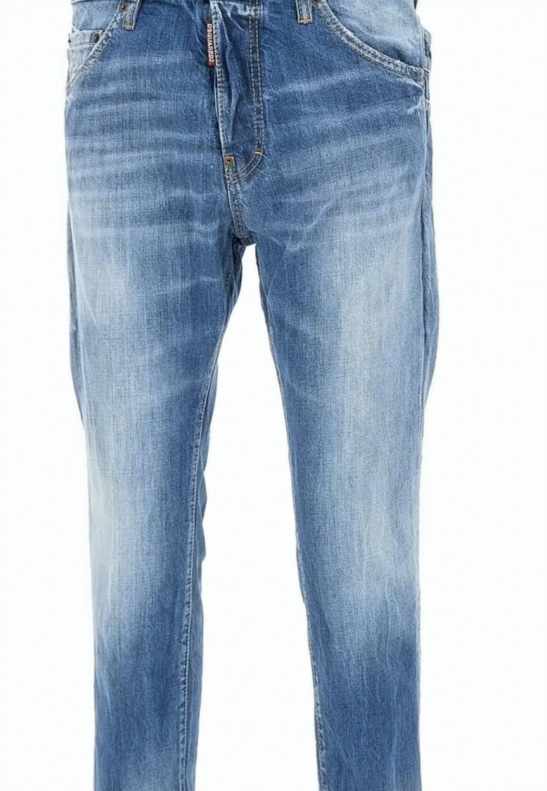 Dsquared2 Medium Blue Slim Fit Denim Pants