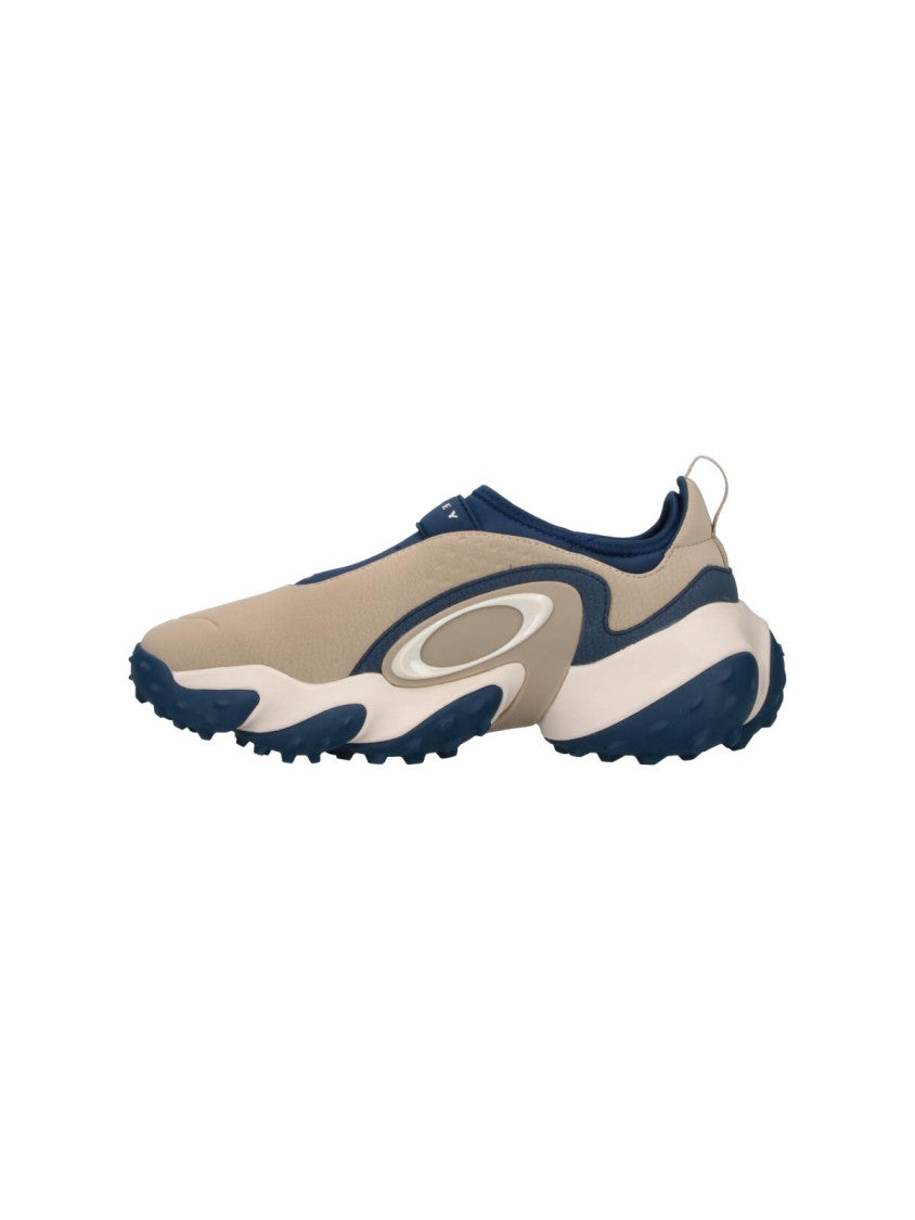 Oakley Beige Blue Edge Icon Water-Repellent Slip-On Sneakers