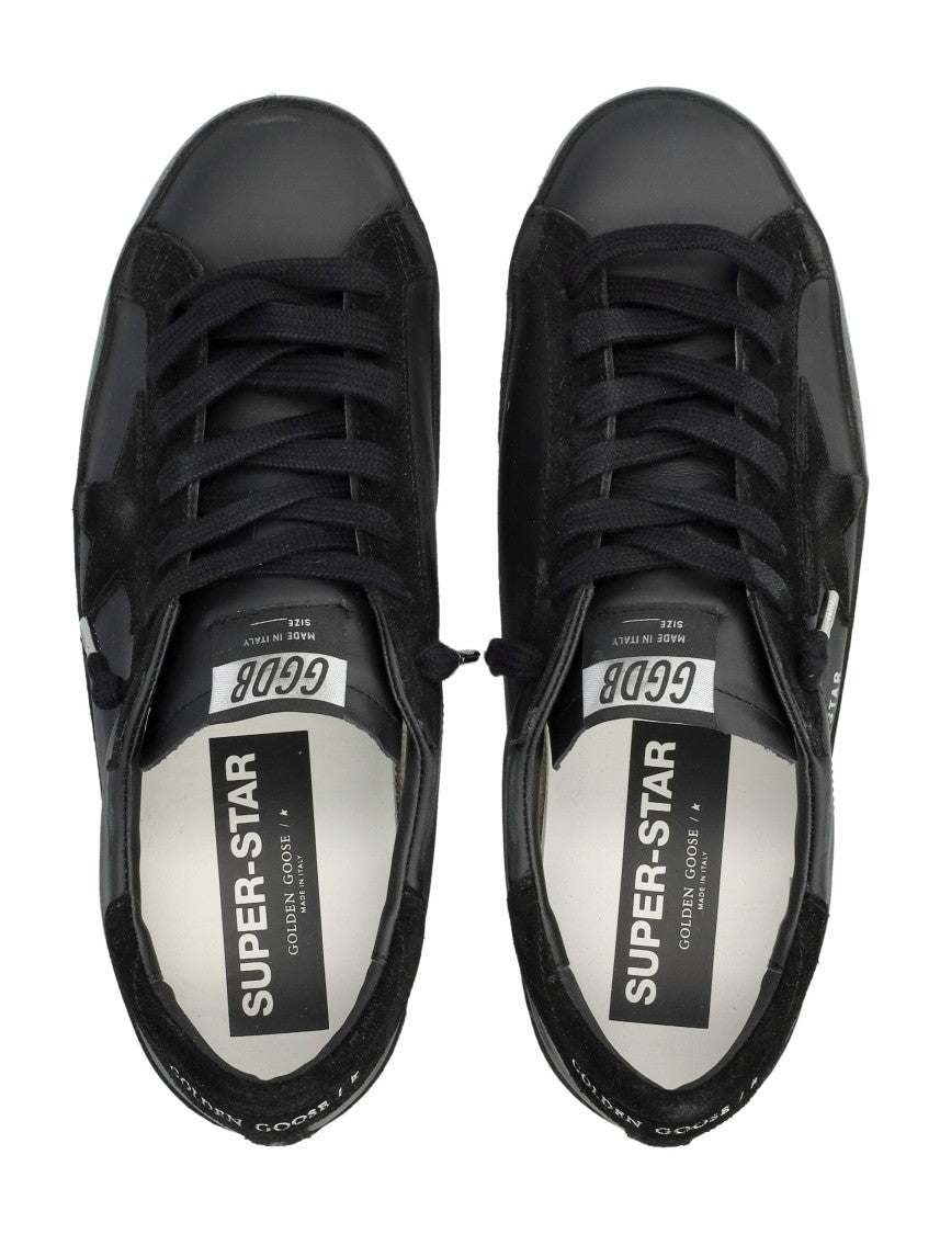 Golden Goose Black Super-Star Vintage Nappa Leather Sneakers