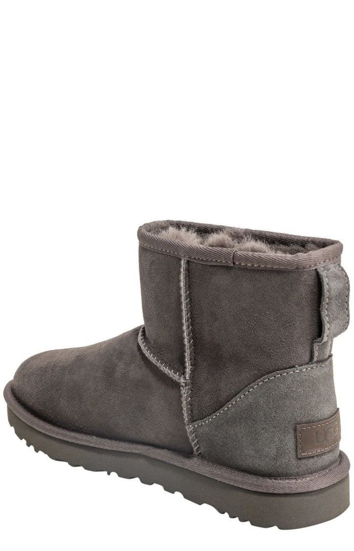 Ugg Suede Ankle Boots With Plush Shearling Lining