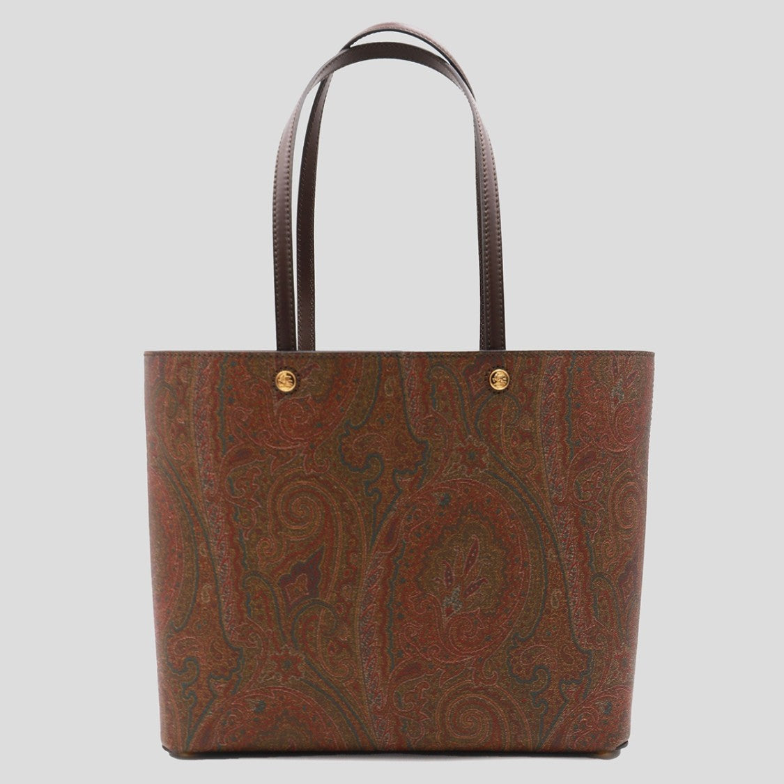 Etro Brown Patterned Tote Bag