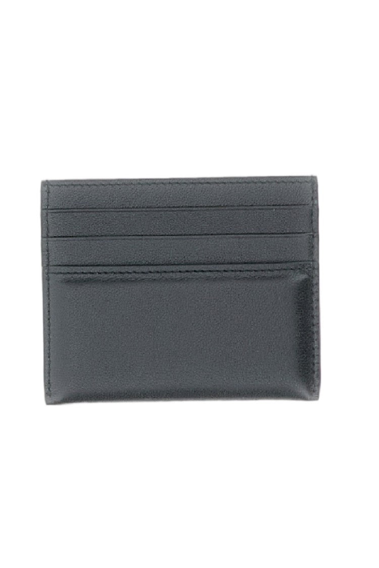 Givenchy Minimalist Leather Card Holder With Embossed Logo