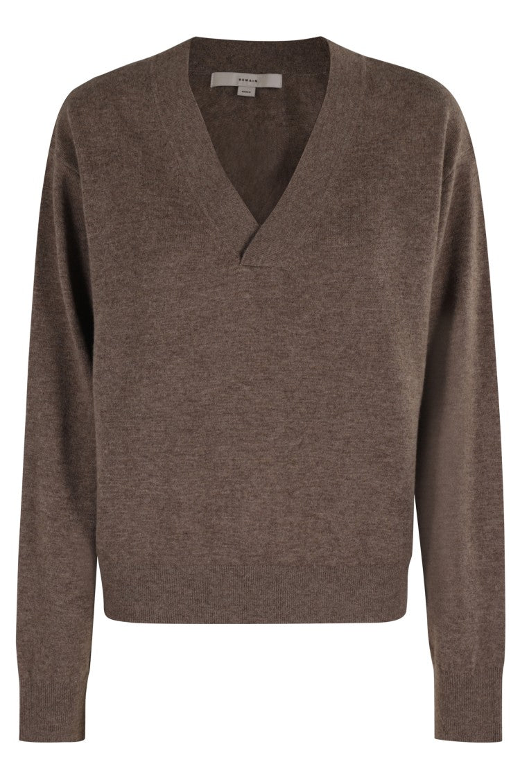 Remain V-Neck Sweater With Relaxed Fit